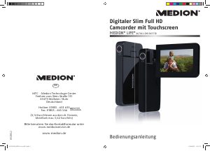 Bedienungsanleitung Medion LIFE X47011 (MD 86370) Camcorder