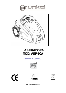 Manual de uso Grunkel ASP-90A Aspirador