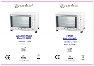 Handleiding Grunkel HR-385B Oven