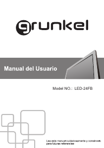 Manual de uso Grunkel LED-G24FB Televisor de LED