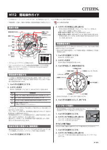 説明書 シチズン AS7141-60E Promaster 時計