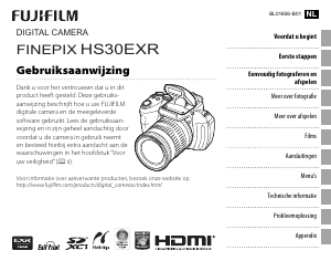 Handleiding Fujifilm Finepix HS30EXR Digitale camera