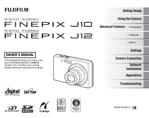 Handleiding Fujifilm FinePix J10 Digitale camera