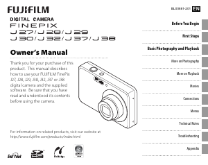 Handleiding Fujifilm FinePix J26 Digitale camera