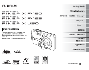 Manual Fujifilm FinePix J50 Digital Camera