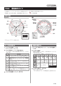 説明書 シチズン CC9054-52A Exceed 時計
