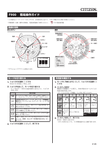 説明書 シチズン CC9075-52F Attesa 時計