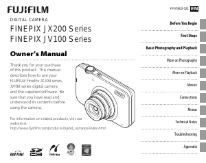 Manual Fujifilm FinePix JX205 Digital Camera