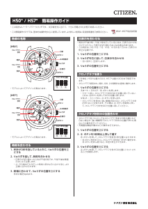 説明書 シチズン FB1402-05A Xc 時計