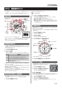 説明書 シチズン PMD56-3081 Promaster 時計