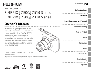 Manual Fujifilm FinePix JZ305 Digital Camera