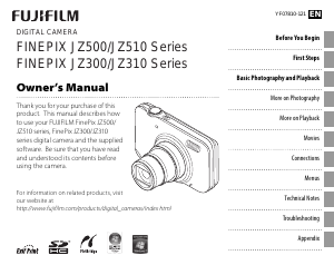 Manual Fujifilm FinePix JZ505 Digital Camera