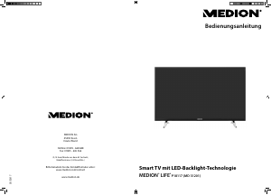 Bedienungsanleitung Medion LIFE P18117 (MD 31201) LED fernseher