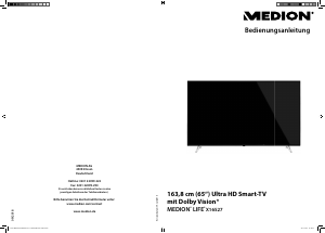 Bedienungsanleitung Medion LIFE X16527 (MD 32027) LED fernseher