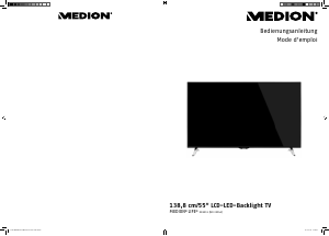 Mode d’emploi Medion LIFE X18011 (MD 30941) Téléviseur LED