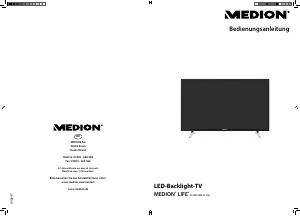 Bedienungsanleitung Medion LIFE P15225 (MD 31214) LED fernseher