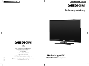 Bedienungsanleitung Medion LIFE P12243 (MD 21340) LED fernseher