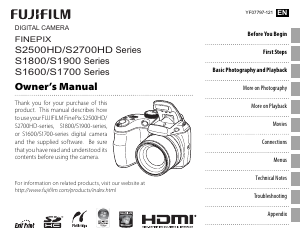 Manual Fujifilm FinePix S1600 Digital Camera