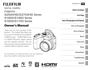 Manual Fujifilm FinePix S1800 Digital Camera
