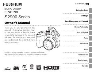 Manual Fujifilm FinePix S2900 Digital Camera