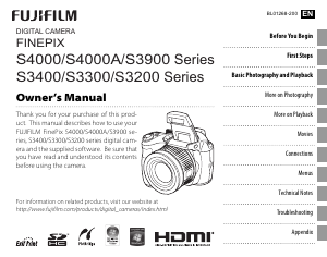 Manual Fujifilm FinePix S3200 Digital Camera