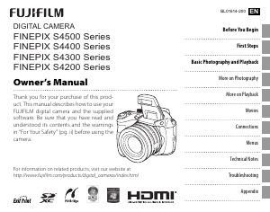 Manual Fujifilm FinePix S4500 Digital Camera