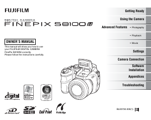 Handleiding Fujifilm FinePix S8100fd Digitale camera
