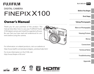 Manual Fujifilm FinePix X100 Digital Camera