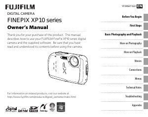 Handleiding Fujifilm FinePix XP10 Digitale camera