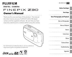 Handleiding Fujifilm FinePix Z30 Digitale camera