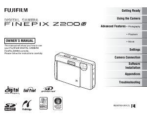 Manual Fujifilm FinePix Z200fd Digital Camera