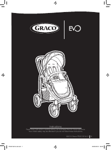 Bruksanvisning Graco Evo Barnvagn