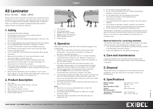 Manual Exibel L303-A Laminator