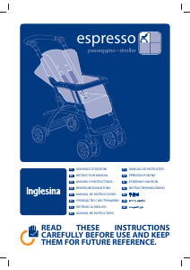 Manual Inglesina Espresso Carrinho de bebé