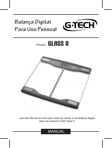 Manual G-Tech Glass 8 Balança