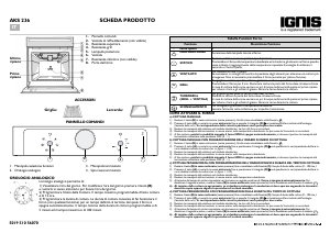 Manuale Ignis AKS 236/AE Forno