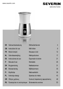 Instrukcja Severin SM 3581 Spieniacz do mleka