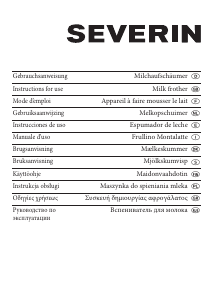 Brugsanvisning Severin SM 3592 Mælkeskummer