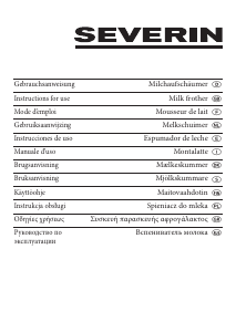 Bedienungsanleitung Severin SM 9685 Milchaufschäumer