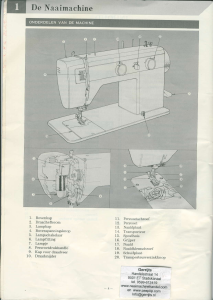 Handleiding Vendomatic 7742 Naaimachine