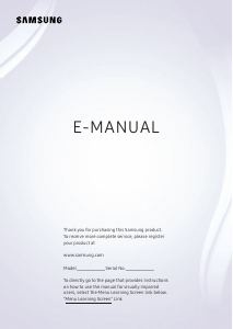 Manual Samsung QE65Q9FNAT LED Television