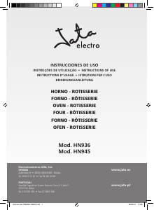 Mode d’emploi Jata HN936 Four