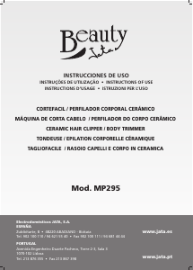 Manual de uso Jata MP295 Cortapelos