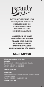 Mode d’emploi Jata MP35B Tondeuse