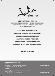 Manuale Jata CA704 Macchina per espresso