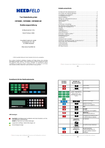 Bedienungsanleitung HeedFeld HE5000S Taxameter