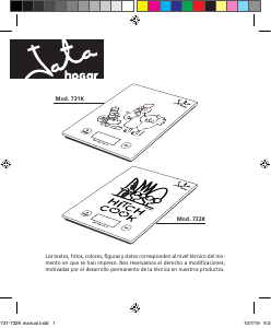 Manual Jata 731K Kitchen Scale
