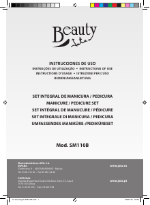 Manuale Jata SM110B Set per manicure-pedicure