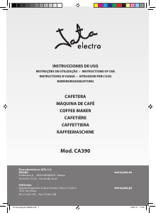 Manuale Jata CA390 Macchina da caffè