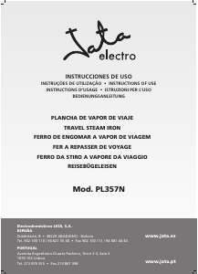 Manuale Jata PL357N Ferro da stiro